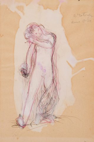 Etude de danseuse, d'après le modèle présumé Alix de Laincel-Vento by AUGUSTE RODIN (1840-1917), a work of fine art assessed by Morin Williams Expertise, sold at auction.