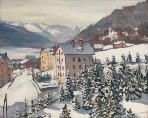 Hiver à Davos par ALBERT MARQUET (1875-1947), une oeuvre d'art expertisée par Morin Williams Expertise, vendue aux enchères.
