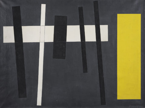 Composition by PAUL VAN HOEYDONCK (NLD/ NÉ EN 1925), a work of fine art assessed by Morin Williams Expertise, sold at auction.