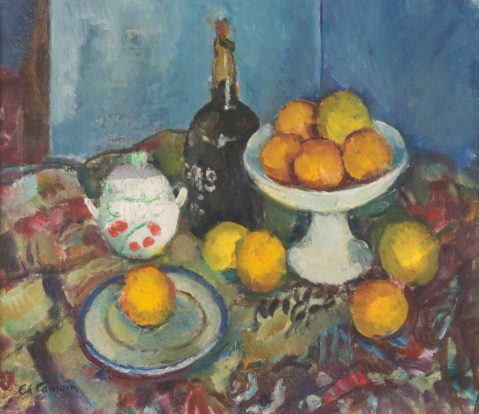 Nature morte aux oranges par CHARLES CAMOIN (1879-1965), une oeuvre d'art expertisée par Morin Williams Expertise, vendue aux enchères.