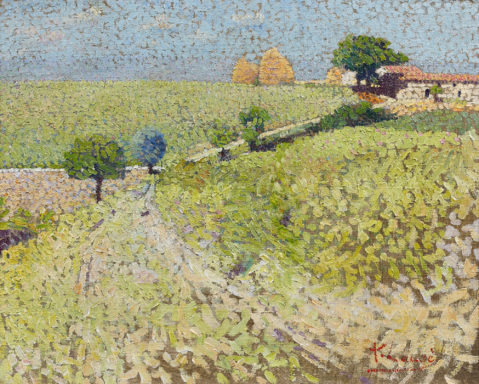 Chemin dans la campagne by ACHILLE LAUGÉ (ARZENS 1861 - CAILHAU 1944), a work of fine art assessed by Morin Williams Expertise, sold at auction.