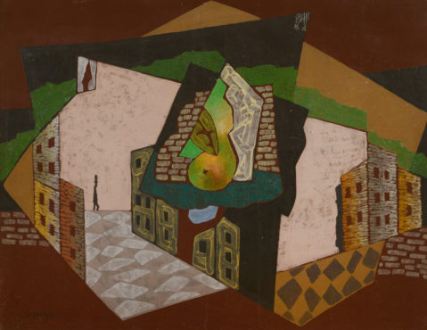 La poire by LÉOPOLD SURVAGE (1879-1968), a work of fine art assessed by Morin Williams Expertise, sold at auction.