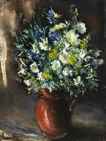 Fleurs par MAURICE DE VLAMINCK (1876-1958), une oeuvre d'art expertisée par Morin Williams Expertise, vendue aux enchères.