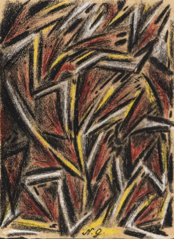 La danse. Rayonnisme. par NATALIA GONTCHAROVA (1881-1962), une oeuvre d'art expertisée par Morin Williams Expertise, vendue aux enchères.