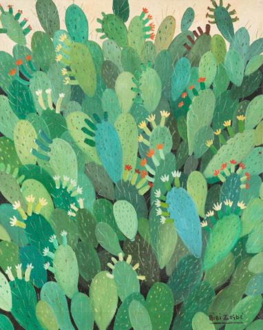Cactus par BIBI ZOGBÉ (1890-1973), une oeuvre d'art expertisée par Morin Williams Expertise, vendue aux enchères.
