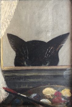 
										Chat et palette de couleurs par FERDINAND DESNOS (Pontlevoy 1901 - Paris 1958), une oeuvre d'art expertisée par Morin Williams Expertise, vendue aux enchères par Boisgirard-Antonini à Vente à huis clos en Live / Live Online Auction only.												