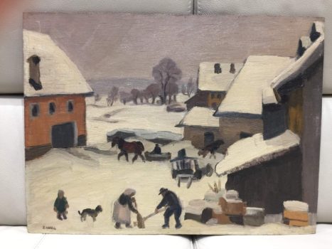 
										Neige, Cour de ferme au Russey by JULES ÉMILE ZINGG (Montbéliard 1882 Paris 1942), a work of fine art assessed by Morin Williams Expertise, sold at auction by Castor-Hara at Online.												