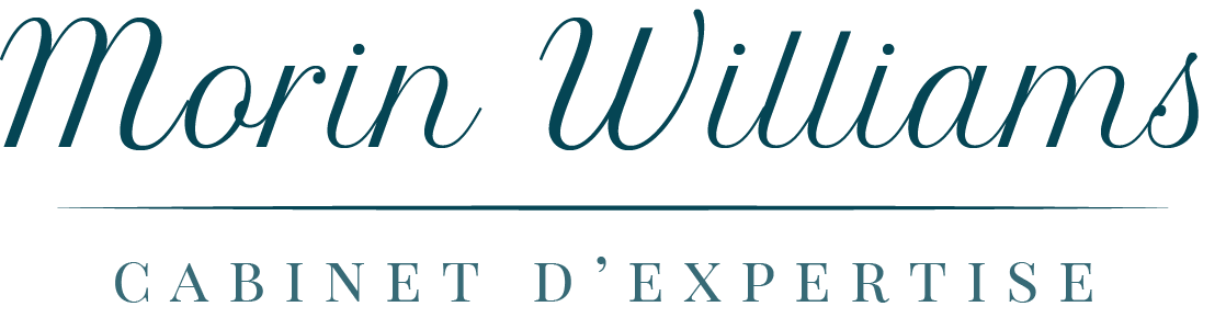 logo du cabinet MORIN WILLIAMS EXPERTISE, experts en art moderne