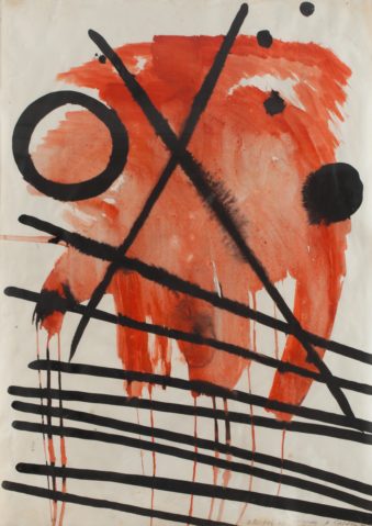 Sans titre by ALEXANDER CALDER (USA/ 1898-1976), a work of fine art assessed by Morin Williams Expertise, sold at auction.