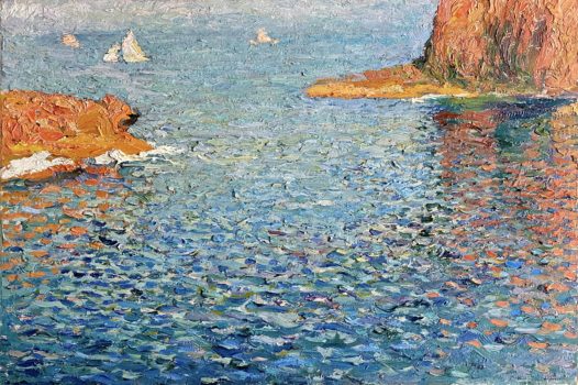 
										Calanques aux environs de Marseille by HENRI MARTIN (FRA/ 1860-1943), a work of fine art assessed by Morin Williams Expertise, sold at auction by Osenat Versailles at 13 avenue de Saint-Cloud, 78000 Versailles.												