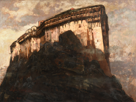 
										Le monastère de Simonos Petra, Mont Athos by PAUL JOUVE (FRA/ 1878-1973), a work of fine art assessed by Morin Williams Expertise, sold at auction by Osenat Versailles at 13 avenue de Saint-Cloud, 78000 Versailles.												