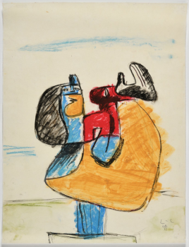 
										Etude pour L’enfant est là by CHARLES-EDOUARD JEANNERET dit LE CORBUSIER (FRA/ 1887-1965), a work of fine art assessed by Morin Williams Expertise, sold at auction by Osenat Fontainebleau at 9-11 Rue Royale, 77300 Fontainebleau.												