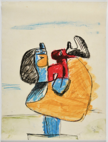 Etude pour L’enfant est là by CHARLES-EDOUARD JEANNERET dit LE CORBUSIER (FRA/ 1887-1965), a work of fine art assessed by Morin Williams Expertise, sold at auction.