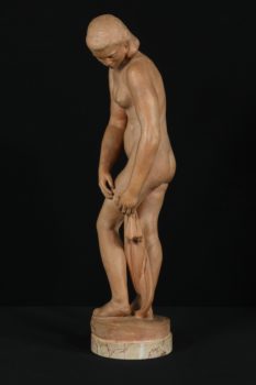 
										Baigneuse drapée by ALBERT-MAURICE DEKORTE (BEL/ 1889-1971), a work of fine art assessed by Morin Williams Expertise, sold at auction by FW Auction at Domaine de Franc-Waret, Domaine de Franc-Waret rue du village, 54 5380 Fernelmont.												