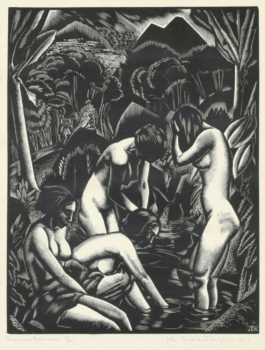 Quatre baigneuses balinaises, 1931 par JOHN BUCKLAND-WRIGHT (NZL-GBR/1897-1954)
Quatre baigneuses balinaises, 1931 by JOHN BUCKLAND-WRIGHT (NZL-GBR/1897-1954), a work of fine art assessed by Morin Williams Expertise, sold at auction by FW Auction at Domaine de Franc-Waret, Domaine de Franc-Waret rue du village, 54 5380 Fernelmont.