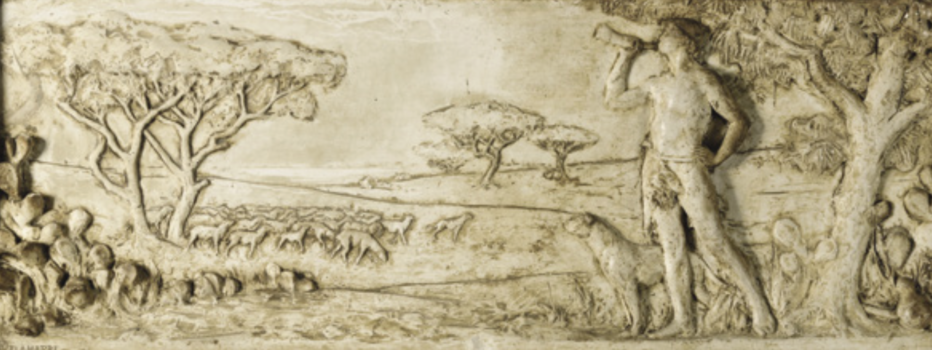
										Berger et son troupeau par RAYMOND DELAMARRE (FRA/ 1890-1986), une oeuvre d'art expertisée par Morin Williams Expertise, vendue aux enchères par Osenat Fontainebleau à Osenat Fontainebleau, Hôtel d'Albe, 9 rue royale, 77300 Fontainebleau .												