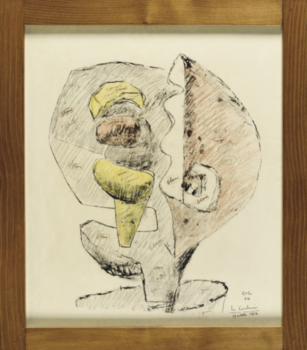 
										Ubu Panurge by CHARLES-EDOUARD JEANNERET dit LE CORBUSIER (CHE-FRA/ 1887-1965), a work of fine art assessed by Morin Williams Expertise, sold at auction by Osenat Fontainebleau at Osenat Fontainebleau, Hôtel d'Albe, 9 rue royale, 77300 Fontainebleau .												