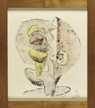 
										Ubu Panurge by CHARLES-EDOUARD JEANNERET dit LE CORBUSIER (CHE-FRA/ 1887-1965), a work of fine art assessed by Morin Williams Expertise, sold at auction by Osenat Fontainebleau at Osenat Fontainebleau, Hôtel d'Albe, 9 rue royale, 77300 Fontainebleau .												