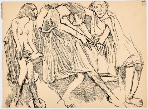 
										Sans titre (Trois figures debout)  par LOUIS SOUTTER (1871-1942), une oeuvre d'art expertisée par Morin Williams Expertise, vendue aux enchères par Osenat Fontainebleau à Osenat Fontainebleau , 9-11, rue Royale 77300 Fontainebleau.												