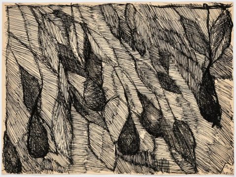 Poires oubliées by LOUIS SOUTTER (1871-1942), a work of fine art assessed by Morin Williams Expertise, sold at auction.