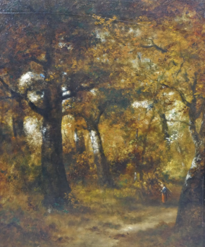 
										Deux fagotières dans un chemin en forêt par NARCISSE DIAZ DE LA PENA (FRA/ 1807-1876), une oeuvre d'art expertisée par Morin Williams Expertise, vendue aux enchères par FW Auction à rue Dewez 29 5000 Namur, Belgique.												