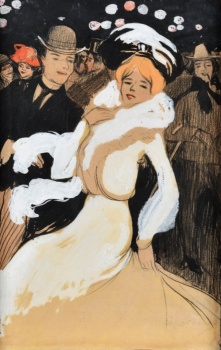 
										Scène de bal dans un cabaret parisien by JUAN CARDONA Y LLADÓS (1877-1958), a work of fine art assessed by Morin Williams Expertise, sold at auction by Osenat Fontainebleau at Osenat, Hotel d'Albe, 9 rue Royale, 77300 Fontainebleau.												