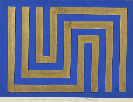 
										Sans titre (Meandre Or et bleu) par JULIJE KNIFER (HRV/ 1924-2004) , une oeuvre d'art expertisée par Morin Williams Expertise, vendue aux enchères par Osenat Versailles à Osenat, 13 avenue de Saint-Cloud, 78000 Versailles.												