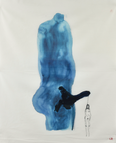 Just hanging, no. 11 sur 16 de la série 'Do not abandon me' par LOUISE BOURGEOIS (FRA-USA/ 1911-2010) & TRACEY EMIN (GBR/ Née en 1963), une oeuvre d'art expertisée par Morin Williams Expertise, vendue aux enchères.