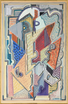 
										Composition aux guitares par ÉCOLE CUBISTE VERS 1920, ÉLÈVE D'ALBERT GLEIZES (FRA/ 1881-1953), une oeuvre d'art expertisée par Morin Williams Expertise, vendue aux enchères par Coutau-Bégarie, Drouot, Paris à Paris, Hotel Drouot, 9 rue Drout, salles 5 & 6.												