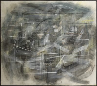 
										Senza Titolo (Composition abstraite, recto-verso), circa 1954 by TANCREDI PARMEGGIANI (ITALIE/ 1927-1964), a work of fine art assessed by Morin Williams Expertise, sold at auction by Osenat Versailles at 13 avenue de Saint-Could, 78000 Versailles.												