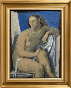 
										La mélancolie (Femme nue assise), 1946 by JEAN SOUVERBIE (FRANCE/ 1891-1981), a work of fine art assessed by Morin Williams Expertise, sold at auction by Osenat Versailles at 13 avenue de Saint-Could, 78000 Versailles.												