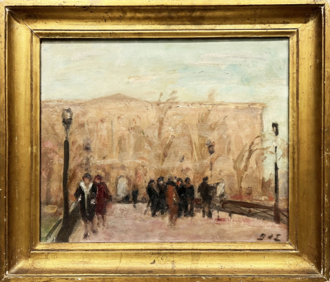 
									Paris, le pont des Arts et le Louvre à la porte du jardin de l'Infante by GEORGES D'ESPAGNAT (FRANCE/ 1870-1950) , a work of fine art assessed by Morin Williams Expertise, sold at auction by Auctie's at Salle 13, Hôtel Drouot, 9 rue Drouot, 75009 Paris.											
