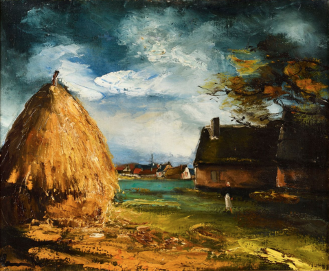 La meule, 1945-46 by MAURICE DE VLAMINCK (FRA/ 1876-1958), a work of fine art assessed by Morin Williams Expertise, sold at auction.