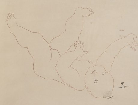 
										L'Enfant nu, couché sur le dos, 1933 by LEONARD FOUJITA (JAPON-FRANCE/ 1886-1968), a work of fine art assessed by Morin Williams Expertise, sold at auction by Collin du Bocage at 9, rue Drouot 75009 Paris.												