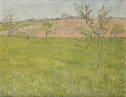  Printemps I, 1904 by ÉDOUARD VALLET (SUISSE/ 1876-1929), a work of fine art assessed by Morin Williams Expertise, sold at auction.