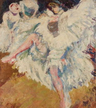 
										Danseuse de cabaret, jambe levée, vers 1905-10 par LUDOVIC-RODO PISSARRO (FRANCE/ 1878-1952), une oeuvre d'art expertisée par Morin Williams Expertise, vendue aux enchères par Leducq - Maison de ventes à Hôtel Drouot, Salle 2 - 9 rue Drouot, 75009 Paris.												