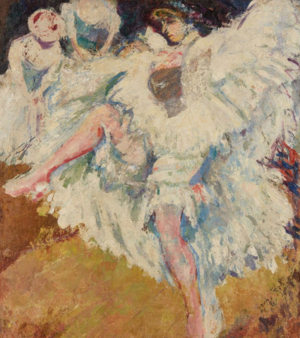 
									Danseuse de cabaret, jambe levée, vers 1905-10 by LUDOVIC-RODO PISSARRO (FRANCE/ 1878-1952), a work of fine art assessed by Morin Williams Expertise, sold at auction by Leducq - Maison de ventes at Hôtel Drouot, Salle 2 - 9 rue Drouot, 75009 Paris.											