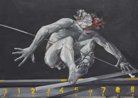 
									Obstacle, Figure N, 1982 by VLADIMIR VELICKOVIC (SERBIE-FRANCE/ 1935-2019), a work of fine art assessed by Morin Williams Expertise, sold at auction by Leducq - Maison de ventes at Hôtel Drouot, Salle 2 - 9 rue Drouot, 75009 Paris.											