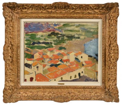 
										Maisons à Collioure, juillet-août 1905 by ANDRÉ DERAIN (FRANCE/ 1880-1954), a work of fine art assessed by Morin Williams Expertise, sold at auction by Osenat Paris at 66 avenue de Breteuil, 75007 Paris.												