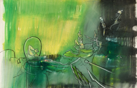 
									Sans titre (Figures), 1967 by ROBERTO MATTA (CHILI-FRANCE/ 1911-2002), a work of fine art assessed by Morin Williams Expertise, sold at auction by Osenat Versailles at 13 avenue de Saint-Cloud, 78000 Versailles.											