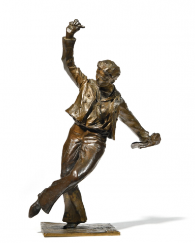 Danseur par BORIS FRÖDMAN-CLUZEL (RUSSIE-EGYPTE/ 1878-1969), une oeuvre d'art expertisée par Morin Williams Expertise, vendue aux enchères.