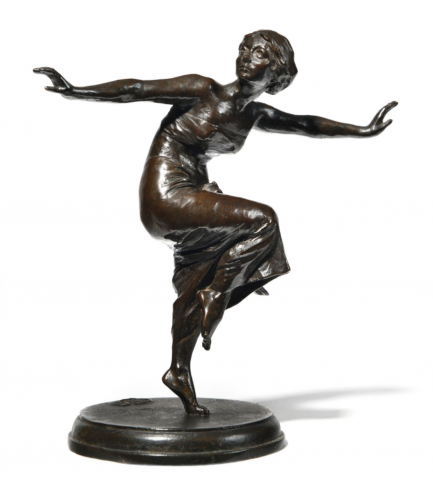 Ludmilla Schollar en Cléopâtre, 1909 par BORIS FRÖDMAN-CLUZEL (RUSSIE-EGYPTE/ 1878-1969), une oeuvre d'art expertisée par Morin Williams Expertise, vendue aux enchères.