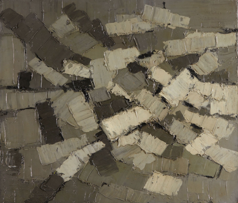 Composition grise par GEORGES CARREY (FRANCE/ BELGIQUE 1902-1953), une oeuvre d'art expertisée par Morin Williams Expertise, vendue aux enchères.