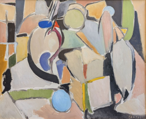 Composition, 1963 by André LANSKOY (RUSSIE-FRANCE/ 1902-1976), a work of fine art assessed by Morin Williams Expertise, sold at auction.