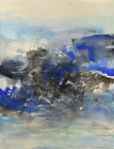 Composition, 1972 par ZAO WOU-KI (CHINE-FRANCE/ 1920-2013), une oeuvre d'art expertisée par Morin Williams Expertise, vendue aux enchères.