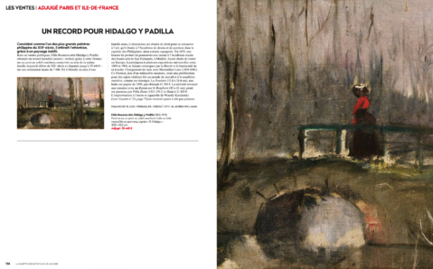 A work of fine art by Gazette Drouot 20/06/2025 - Un record pour Hidalgo Y Padilla, assessed by Morin Williams Expertise, sold at auction.