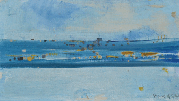 
										Paysage bleu, 1958 par MARIA HELENA VIEIRA DA SILVA (PORTUGAL-FRANCE/ 1908-1992), une oeuvre d'art expertisée par Morin Williams Expertise, vendue aux enchères par Pierre Bergé & Associés à 21 avenue Kléber, 75116 Paris.												