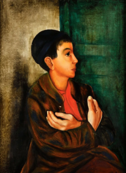 
										Jeune garçon à la kippa, vers 1922 by MOÏSE KISLING (POLOGNE-FRANCE/ 1891-1953), a work of fine art assessed by Morin Williams Expertise, sold at auction by Osenat at 13 avenue de Saint-Cloud, 78000 Versailles.												